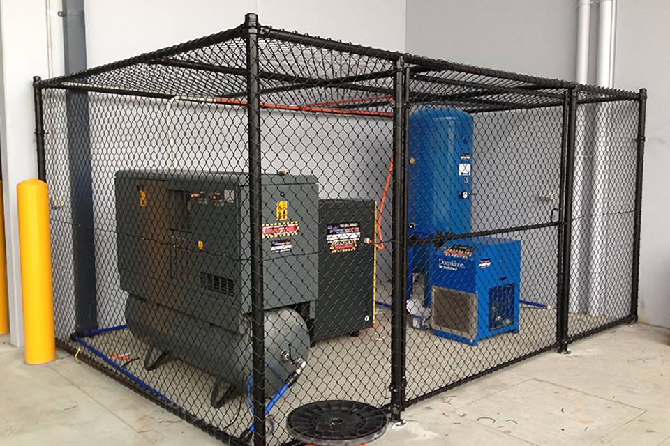chain-link-partition-fence-machine