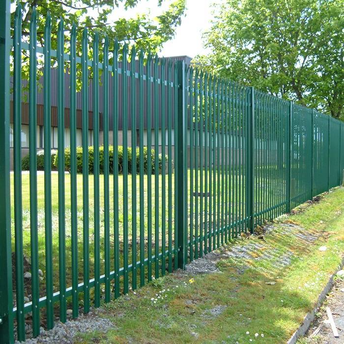 Palisade Fencing, palisade security fencing, high security perimeter fencing, galvanized palisade fence panels, industrial security fencing, Fence Moine palisade fencing, heavy duty palisade fence, steel palisade fencing for sensitive areas, anti-climb fencing solution, palisade fencing for utilities and airports, long lasting perimeter fencing solutions, hot dipped galvanized security fence